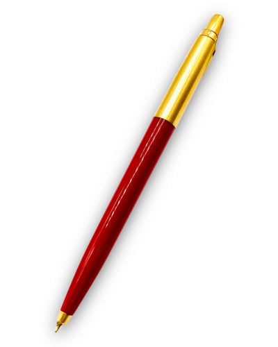 24ct Gold Plated Parker Jotter Pen Red