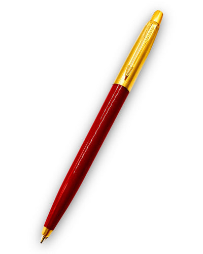 24ct Gold Plated Parker Jotter Pen Red