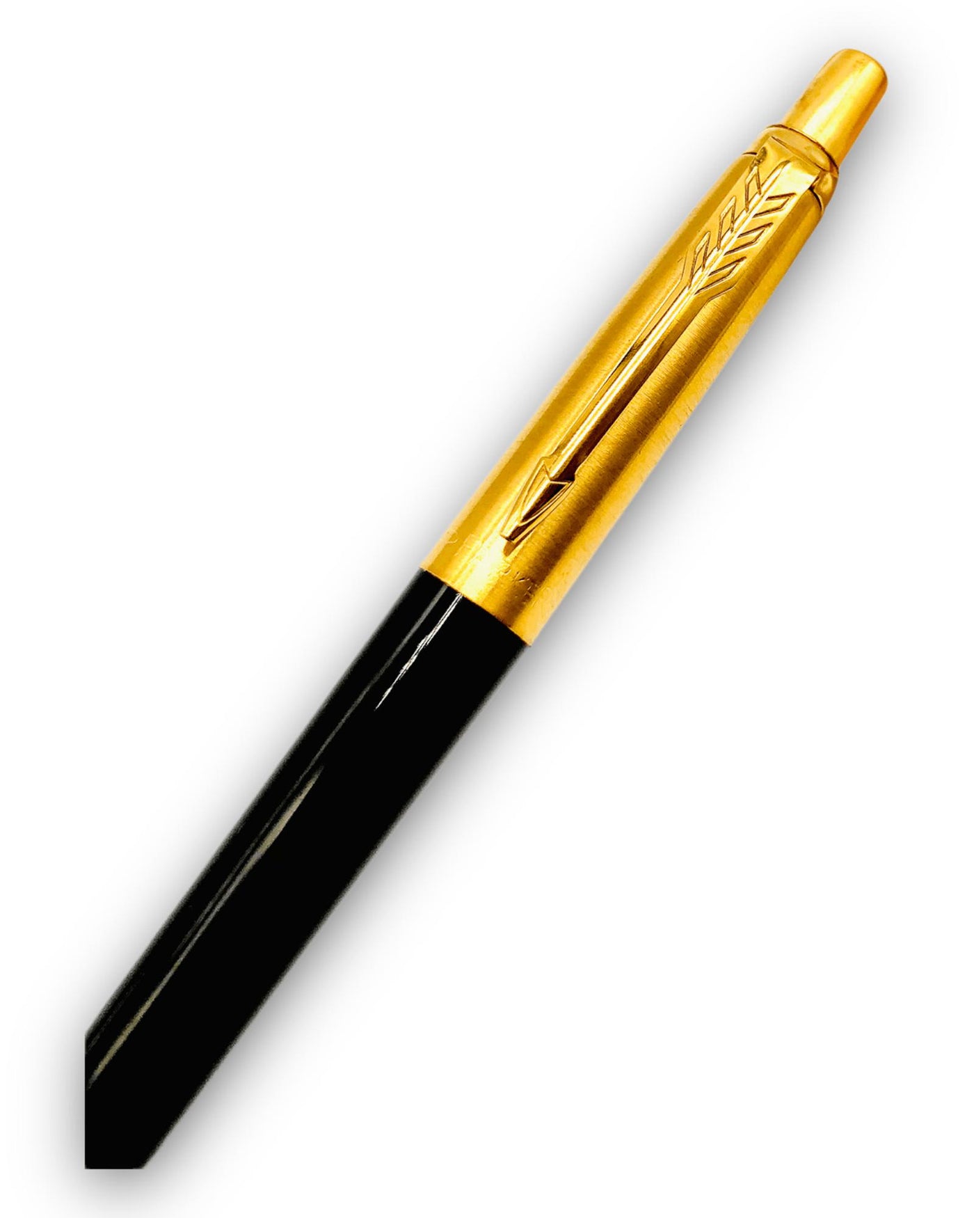 24ct Gold Plated Parker Jotter Pen Black